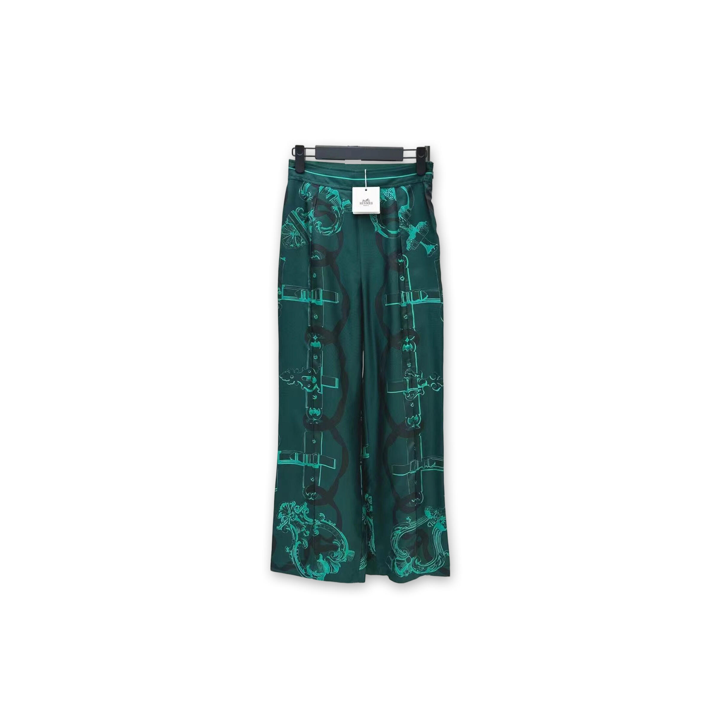 HERMES PRINTED PYJAMA PANTS H6E0425DG8B38